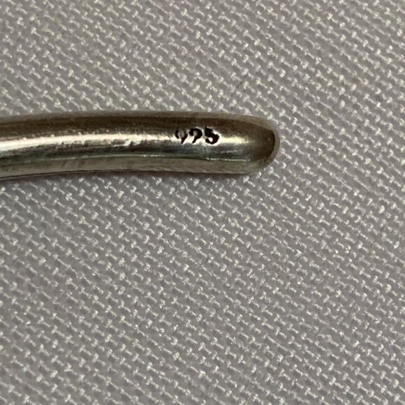 925 Sterling Silver Choker necklace from Mexico. Add your pendant to personalize - Picture 7 of 7